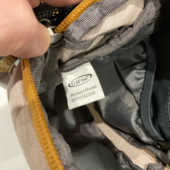 G4Free Gray and Tan Women's Sling Bag - Picture 9 of 14